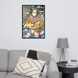 Affiche encadrée "Cyborg"