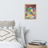 Affiche encadrée "The Warriors"