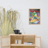 Affiche encadrée "The Warriors"