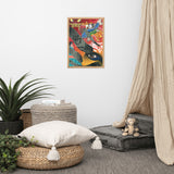 Affiche encadrée "Underground Yōkai"