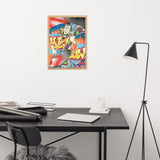 Affiche encadrée "Badass"