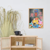 Affiche encadrée "Geisha Nubienne"