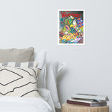 Affiche encadrée "The Warriors"