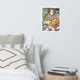 Affiche encadrée "Cyborg"