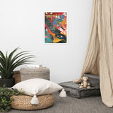 Affiche encadrée "Underground Yōkai"