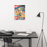 Affiche encadrée "Badass"