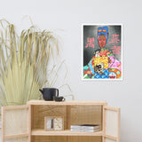 Affiche encadrée "Geisha Nubienne"