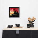 Affiche encadrée "Côté Obscur sur la Bonne Mère"