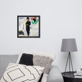 Affiche encadrée "Ladies First"