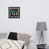 Affiche encadrée "An experimental fusion of Hip-Hop and Jazz"