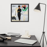 Affiche encadrée "Ladies First"