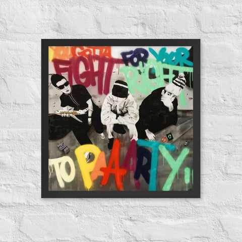 Affiche encadrée "La Folie sous le Bonnet"