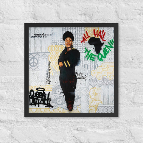 Affiche encadrée "Ladies First"