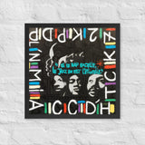 Affiche encadrée "An experimental fusion of Hip-Hop and Jazz"