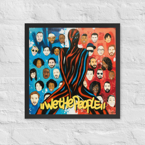 Affiche encadrée "WeThePeople"