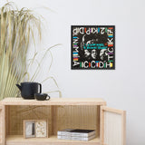 Affiche encadrée "An experimental fusion of Hip-Hop and Jazz"