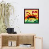 Affiche encadrée "Retour Aux Sources"