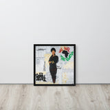 Affiche encadrée "Ladies First"