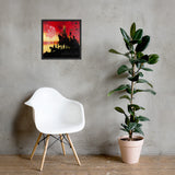 Affiche encadrée "Côté Obscur sur la Bonne Mère"