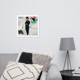 Affiche encadrée "Ladies First"