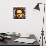 Affiche encadrée "The World is Yours"