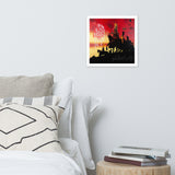 Affiche encadrée "Côté Obscur sur la Bonne Mère"