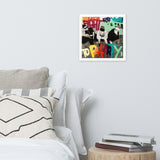 Affiche encadrée "La Folie sous le Bonnet"