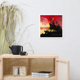 Affiche encadrée "Côté Obscur sur la Bonne Mère"