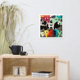 Affiche encadrée "La Folie sous le Bonnet"