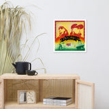 Affiche encadrée "Retour Aux Sources"