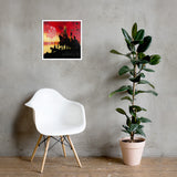 Affiche encadrée "Côté Obscur sur la Bonne Mère"